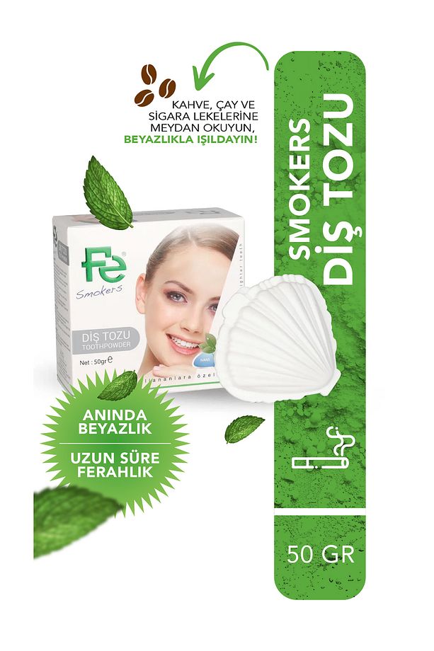Sigara Içenler Için Diş Tozu 50 gr (SMOKERS) - 1