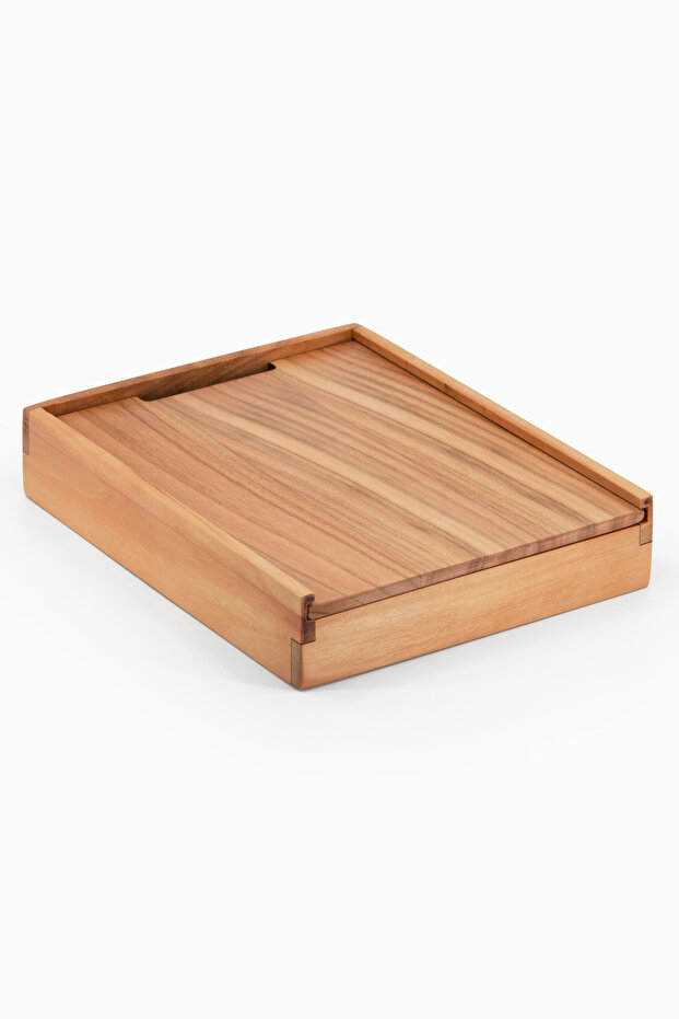 Horizontal Box with Dividers and Sliding Lid - Spring - 6