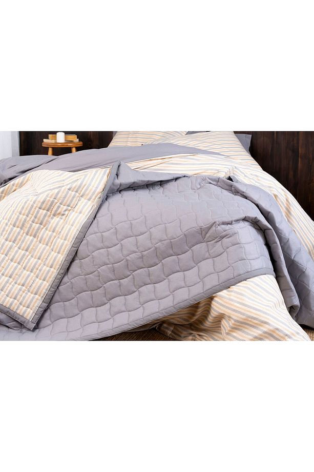 Lincoln %100 Pamuk King Size Yatak Örtüsü Seti - 3