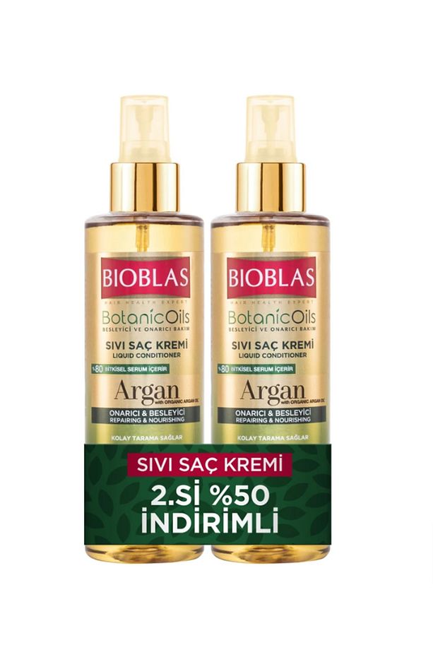 Botanicoils Sıvı Saç Kremi Argan 1+1 200 Ml - 1