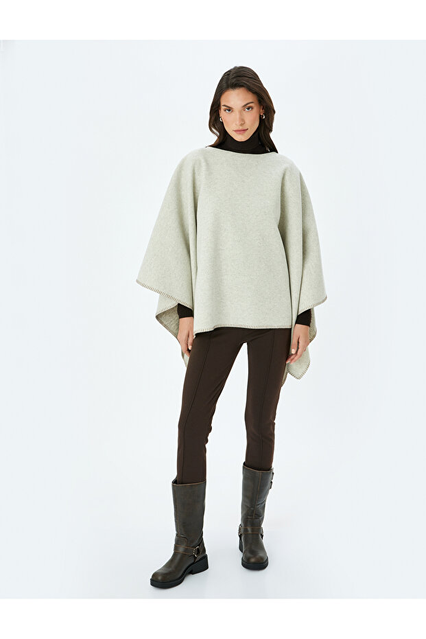 Classic Long Oversize Poncho