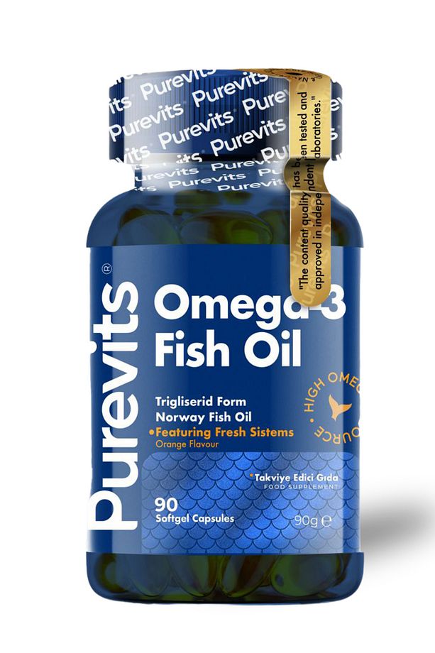 Advanced Omega-3 Yüksek Oran Epa Dha 1000 Mg - Balık Yağı - 90 Adet Soft Jel - 1