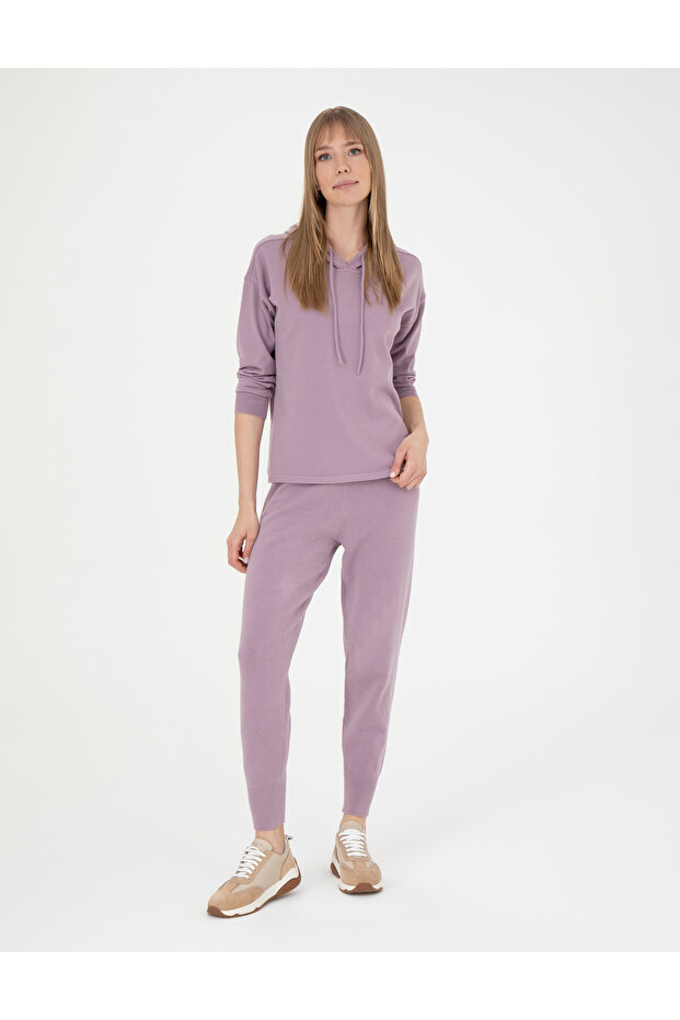 Lilac Slim Fit Knitwear Trousers 50261079 -Vr231