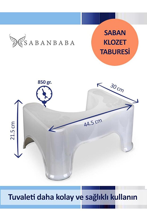 Beyaz, Klozet Taburesi - 4