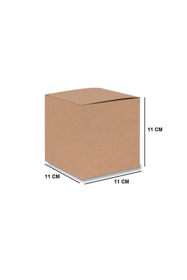 Kupa Bardak Kutusu Esmer 11x11x11 Cm 100 Adet - 1