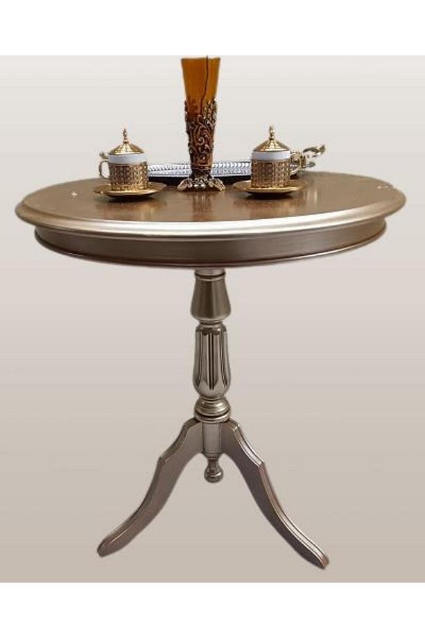 Fiskos Sehpa Eko 90501 Baba 3 Ayak 60cm Hareketli Mdf Tabla Parlak Gold El Yapm - 8