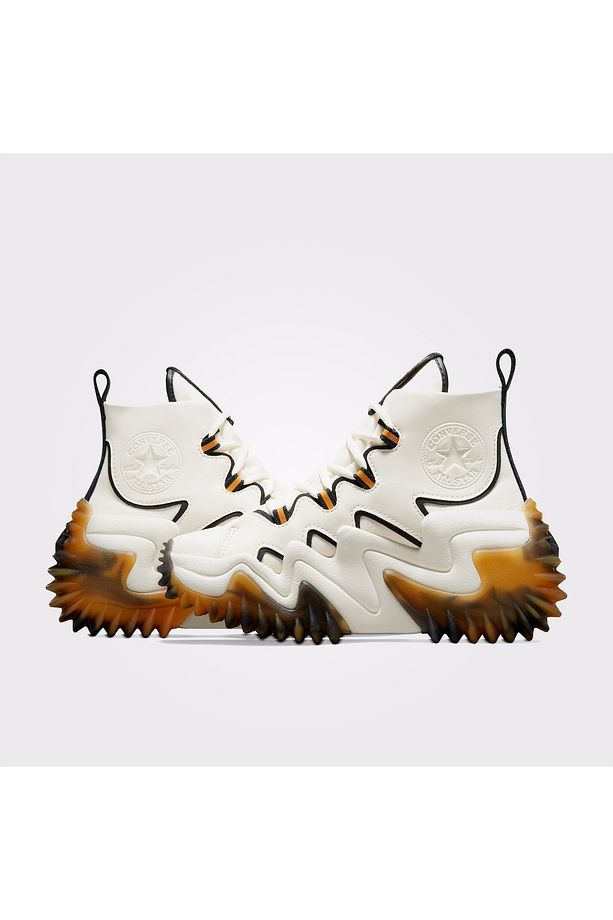 Run Star Motion Cx Platform Tortoise Shell Kadın Krem Sneaker - 7