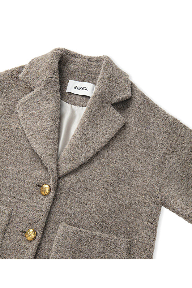 Geniş yakalı ceket - 4