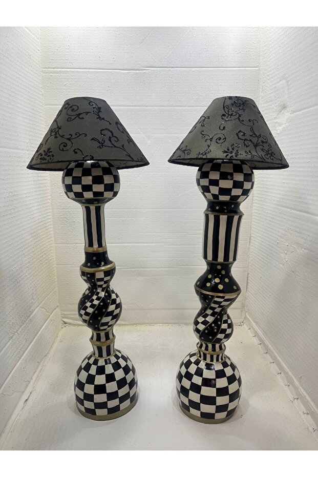 MOZAİK ABAJUR VE ŞAMDAN ( 3 ADET) - 5