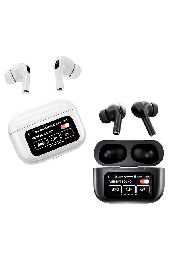 AirPro2 Anc Dokunmatik Ekranlı Bluetooth Kulaklık Tüm Telefonlara Uyumlu Kulaklık - 6