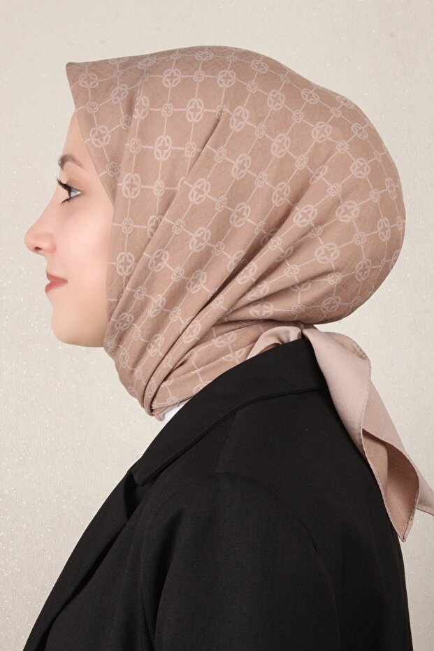 Eșarfă Elegance Monogram 1090500-983 Bej antic - 2