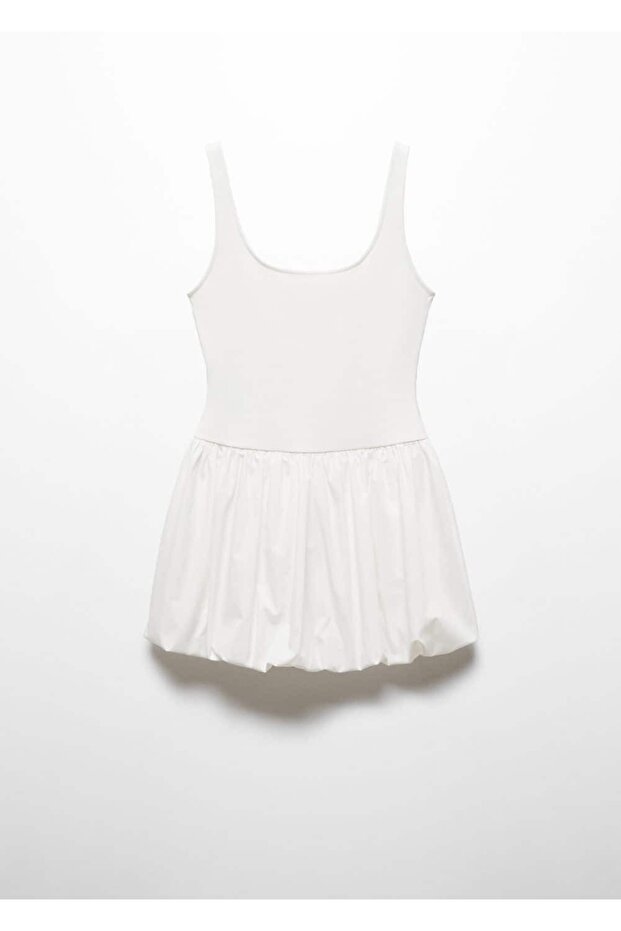 Kombine evaze elbise - 3