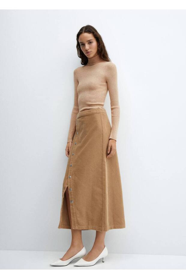 Rollkragenpullover mit Gummi - 6