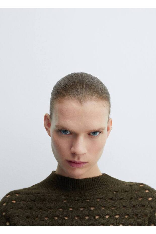 Strickpullover – Durchbrochenes Detail - 8