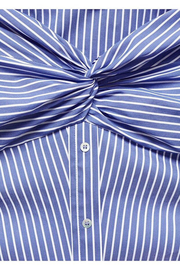 Rochie cu dungi pe umeri - 6