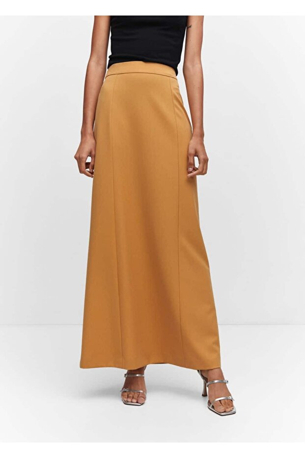 Dökümlü Uzun Etek - 1