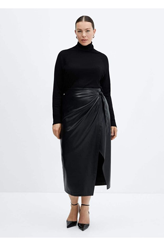 İnce triko boğazlı kazak - 7