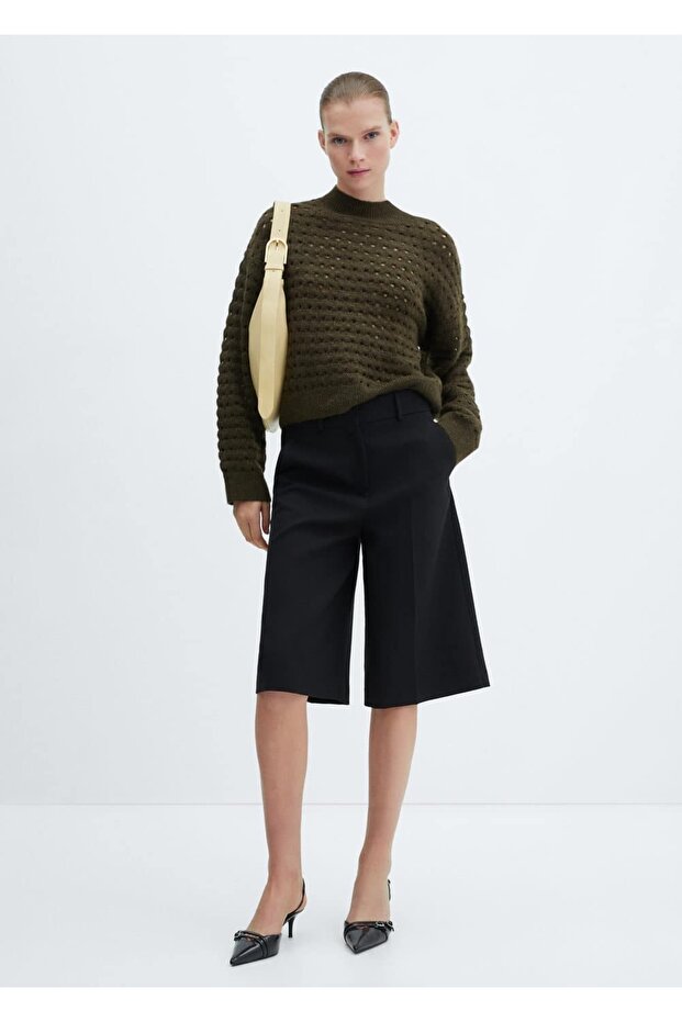 Strickpullover – Durchbrochenes Detail - 5