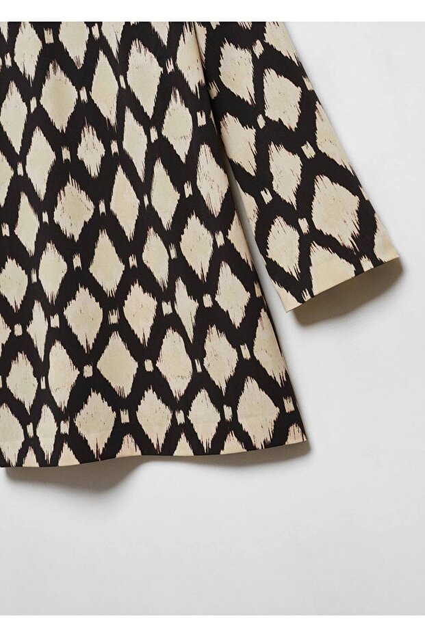 Uzun Kollu Kısa Elbise - 5