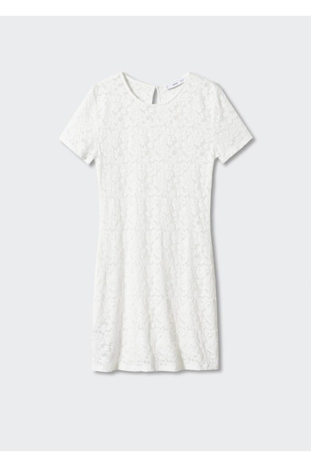 Güpür Mini Elbise - 3