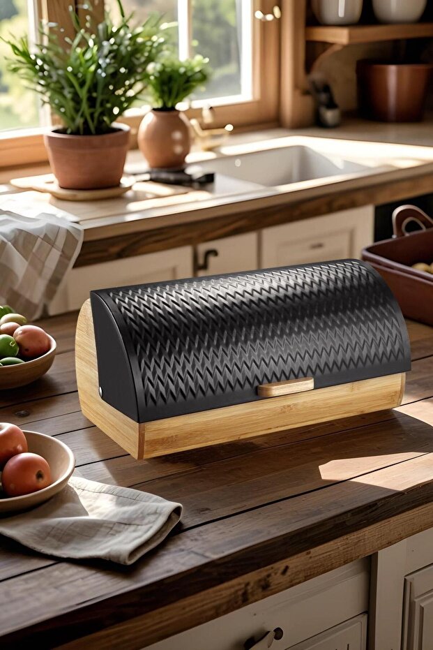 Benito Bambu Ekmek Dolabı - 6