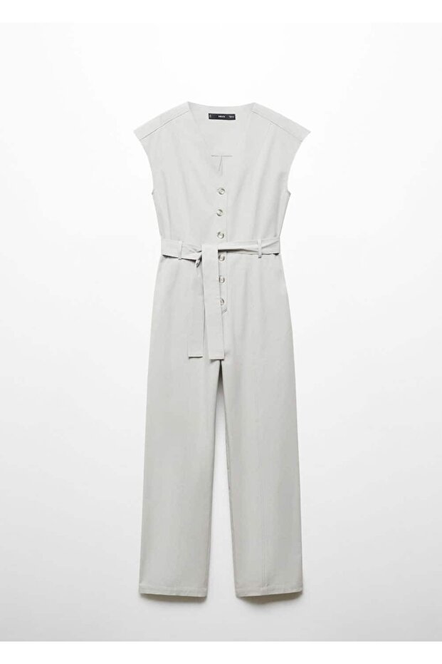 Overall aus 100 % Baumwolle mit Krawattendetails - 3