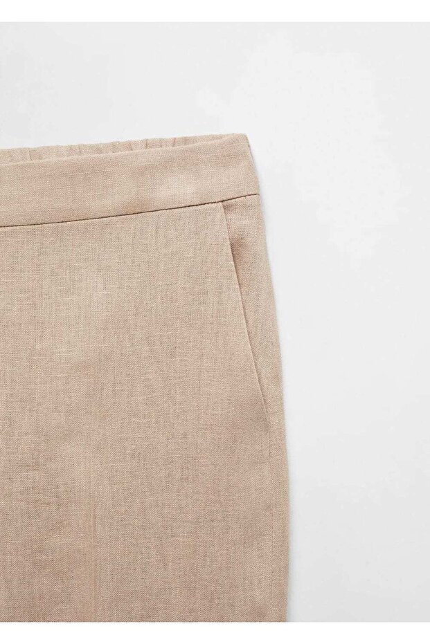 Keten jogger pantolon - 5