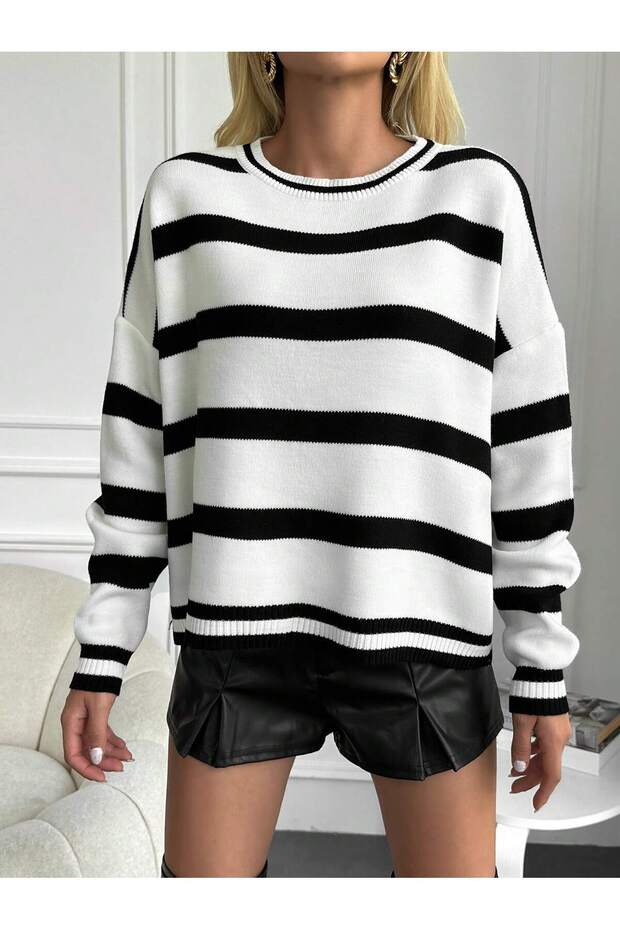 سترة نموذجية برقبة على شكل حرف V - 4