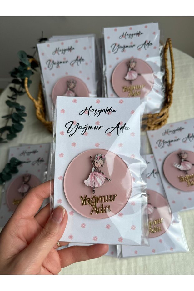Baby Gift Magnet + Card - 10 Pieces