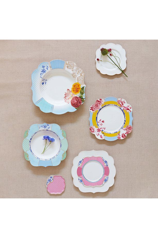 Royal Mavi Porselen Kahvaltı Tabağı 23,5 Cm - 4
