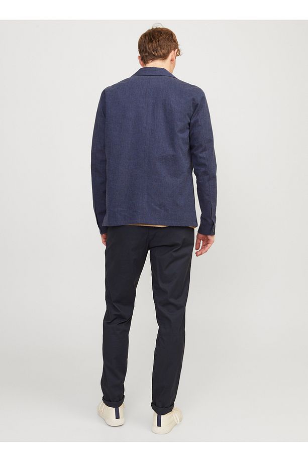 Normal Bel Normal Paça Lacivert Erkek Pantolon JPSTACE JJSUMMER CHINO - 6