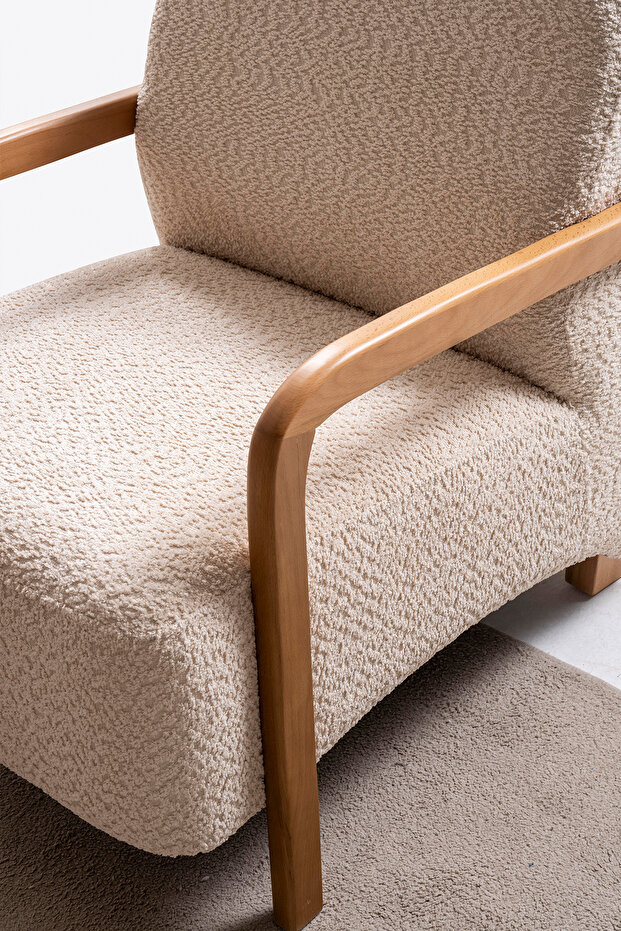 Lace Ahşap Berjer - 7