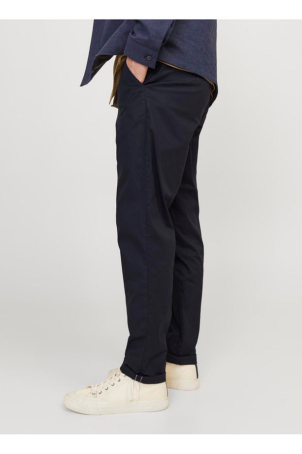 Normal Bel Normal Paça Lacivert Erkek Pantolon JPSTACE JJSUMMER CHINO - 4