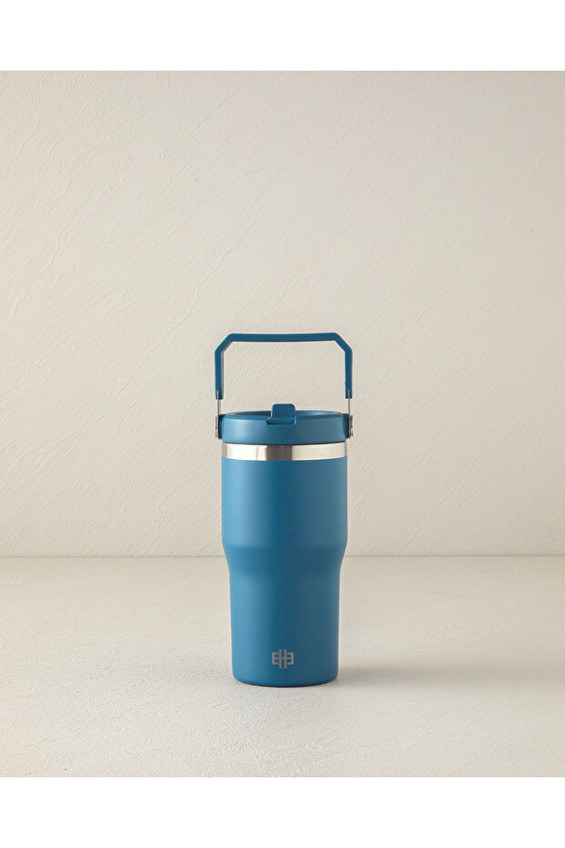 Fiera 600 ml Blue Stainless Steel Thermos