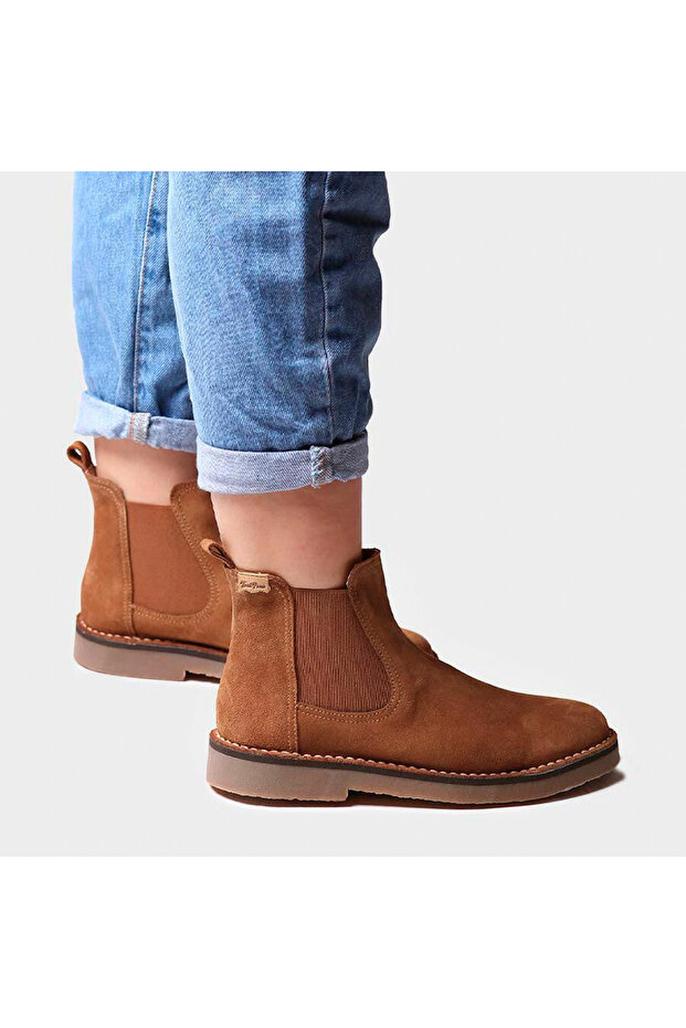 Kadın / Kız Bot Isa-sy Ankle Boot In Suede In Tobacco (TORRAT) - 4