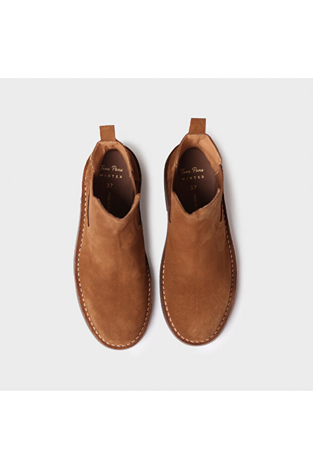 Kadın / Kız Bot Isa-sy Ankle Boot In Suede In Tobacco (TORRAT) - 3