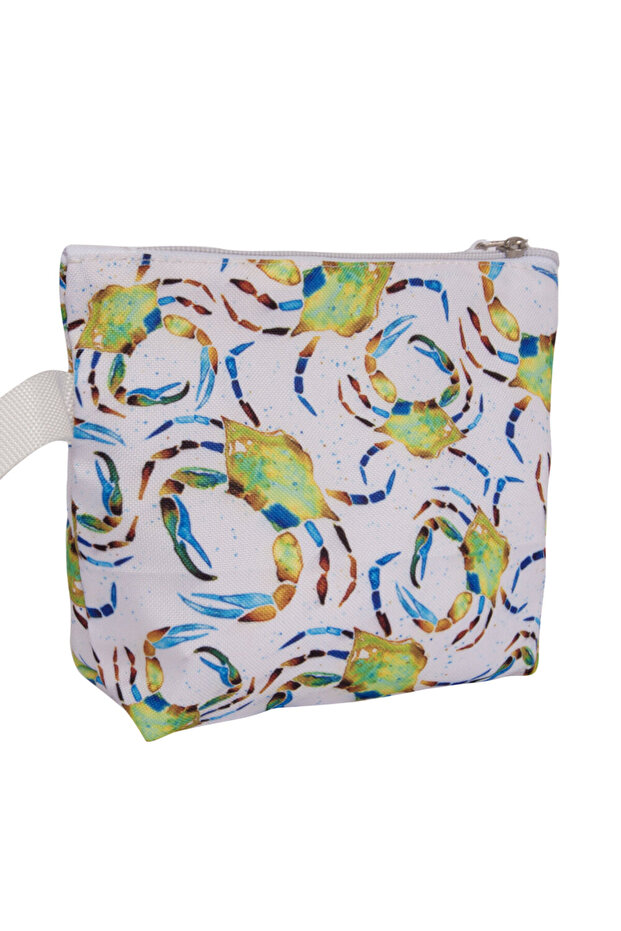 حقيبة مكياج بنمط السلطعون الملون - 5