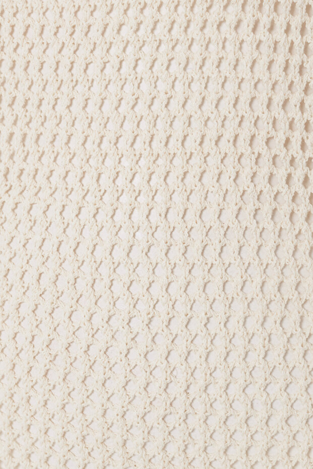 Askılı Salaş Triko Elbise - 9