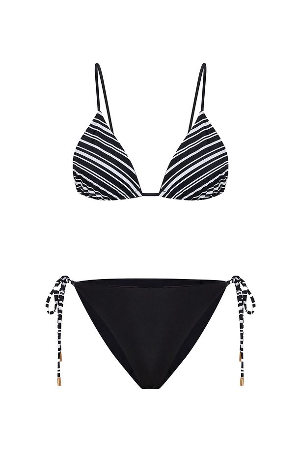 Java İpli Çizgili Bikini - 8