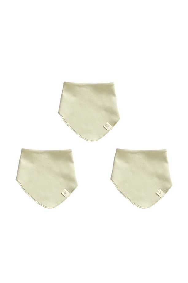 Caramel Bebek Bandana Önlük Bebek Boyunluğu - 3 Adet %100 Pamuk - 1