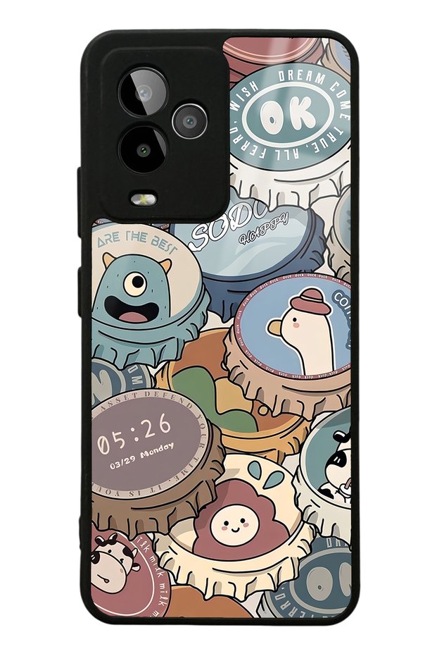 Gm 24 Pro Glossy Phone Case with Crown Cap Design