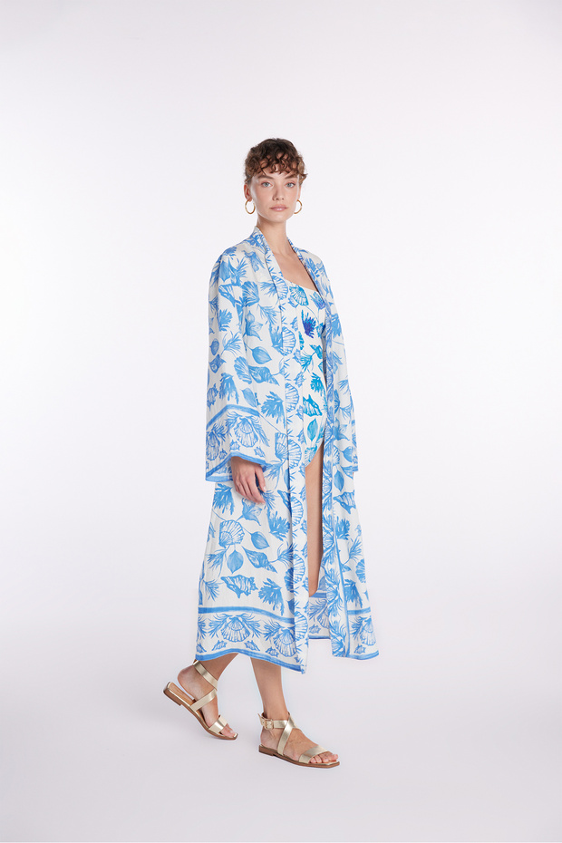 Desenli Kimono - 5