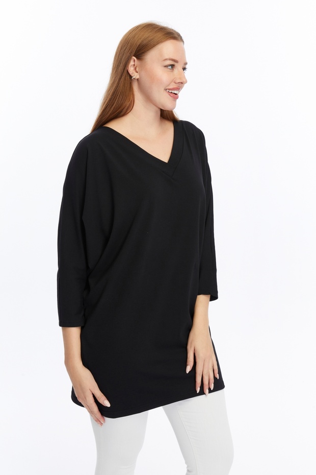 بلوزة بأكمام الخفافيش - 6