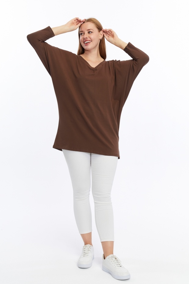 بلوزة بأكمام الخفافيش - 3