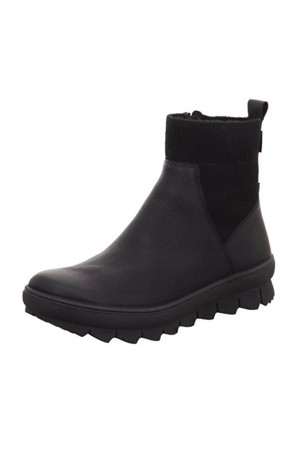 Yumuşak, Gore-tex Fermuarlı Bot, Siyah Deri - 2