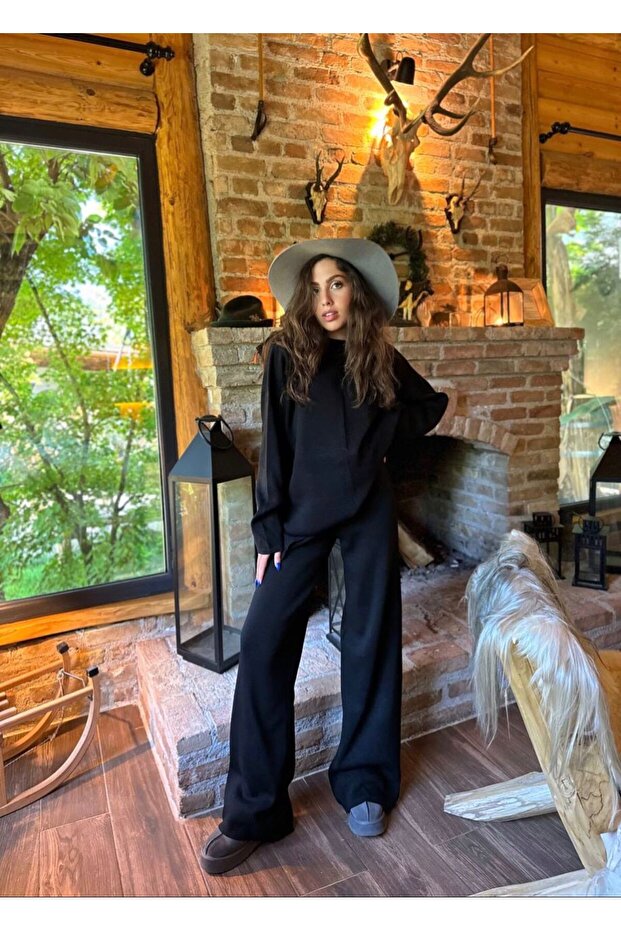 Σετ πλεκτά ριγέ μπροστά - 2