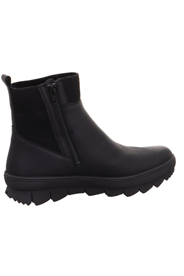 Yumuşak, Gore-tex Fermuarlı Bot, Siyah Deri - 4