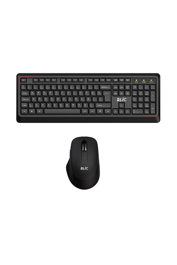 Bkb7.1 Siyah Türkçe Q 104 Tuş Ev Ofis Kullanıma Uygun Kablosuz Klavye Mouse Set 7.1 - 4