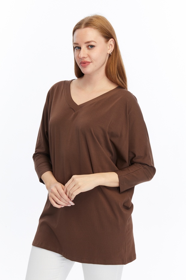 بلوزة بأكمام الخفافيش - 7