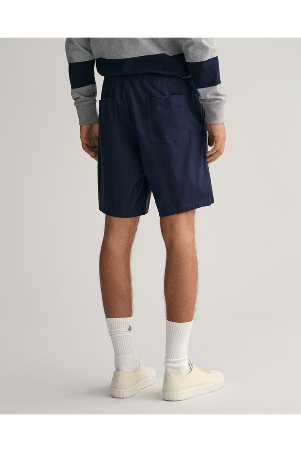 Erkek Lacivert Regular Fit Şort - 2